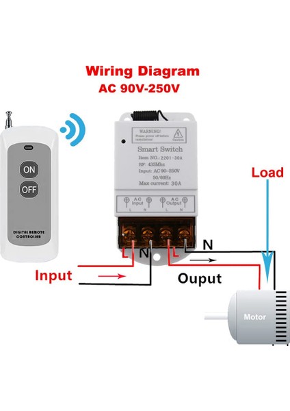 433MHZ Kablosuz Uzaktan Kumandalı Anahtar Ac 110V/120V/220V/30A 1ch Röle Rf Pompa Güvenlik Sistemi Için Uzaktan Kumanda Işık Anahtarları (Yurt Dışından) modelleri
