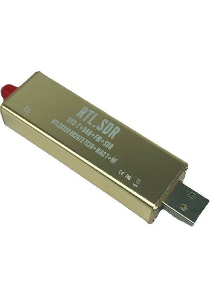 Rtl Sdr Alıcı V3 Pro 100KHZ-1.7GHZ Dahili Tcxo Amatör Radyo Sdr Rtl Havacılık Bandı Adsb Uhf Vhf Hf Am Fm Için (Yurt Dışından)