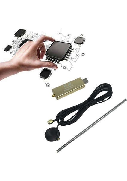 Rtl Sdr Alıcı V3 Pro 100KHZ-1.7GHZ Dahili Tcxo Amatör Radyo Sdr Rtl Havacılık Bandı Adsb Uhf Vhf Hf Am Fm Için (Yurt Dışından)