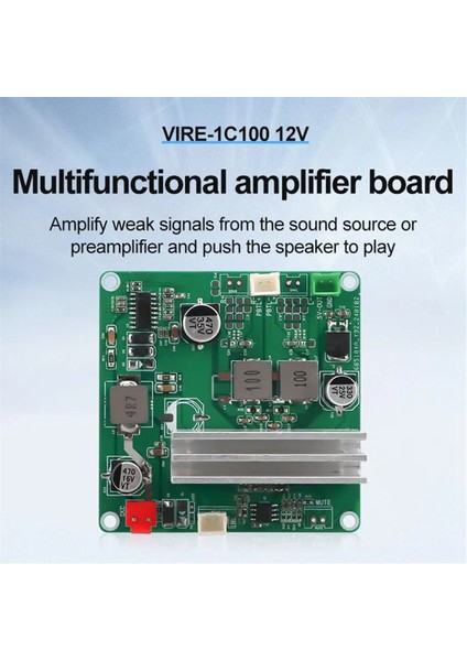 12V Dijital Ses Güç Amplifikatörü Kartı TPA3116 100W Pbtl Sınıf D Ev Ses Modülü 5V Çıkış Ses Amplifikatörü Modülü (Yurt Dışından) fiyatları