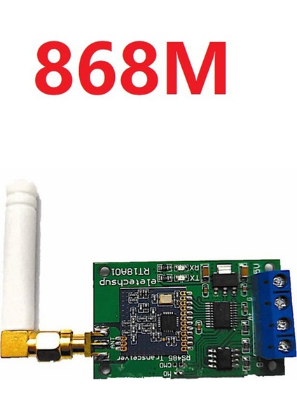 868M Çok Fonksiyonlu Kablosuz RS485 Veriyolu Seri Port Uart Alıcı-Verici Modülü Ptz Kamera Plc Modbus Rtu Için Antenli (Yurt Dışından)