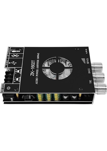 ZK-1602T Bluetooth Dijital Güç Amplifikatörü Modülü 2X160W TDA7498E 2.0 Kanal Bluetooth Ses Güç Amplifikatörü Kartı (Yurt Dışından)