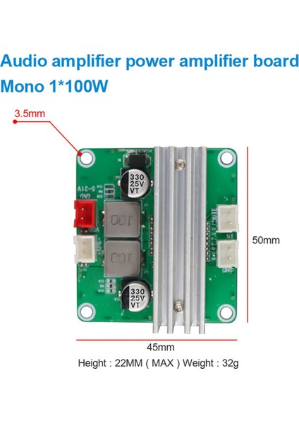 Hifi Stereo Dijital Ses Amplifikatör Kartı TPA3116 Sınıf D Amplifikatör Modülü 100W Mono Kanal Amplifikatörü (Yurt Dışından) indirimleri