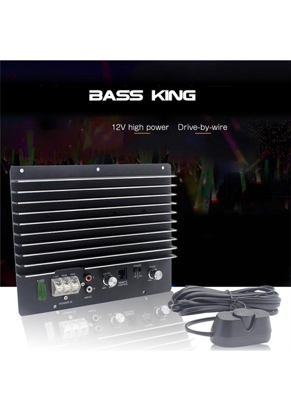 12V 1500W Mono Araba Ses Amplifikatörü Güçlü Bas Subwoofer Amplifikatör Kartı Oynatıcı Otomotiv Amplifikatör Modülü (Yurt Dışından)