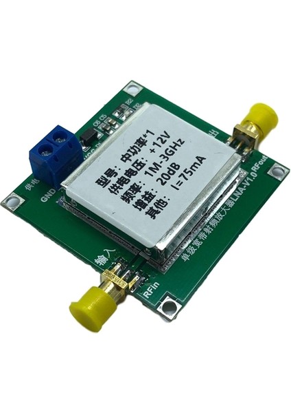 1-3000MHZ 2.4ghz 20DB Lna Rf Geniş Bant Düşük Gürültülü Amplifikatör Modülü Uhf Hf Vhf, Kolayca Taşımak Için Kompakt Tasarım (Yurt Dışından)