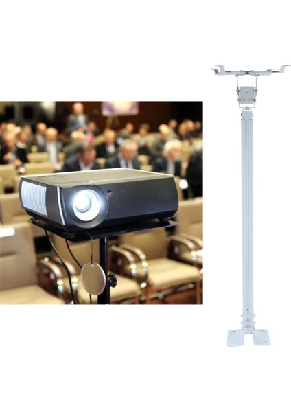 Projektör Askısı Kare Tüp 60CM-120CM Duvar Montajı 4 Delikli Çok Işlevli Kullanışlı Projektör Askı Braketi (Yurt Dışından) fiyatları
