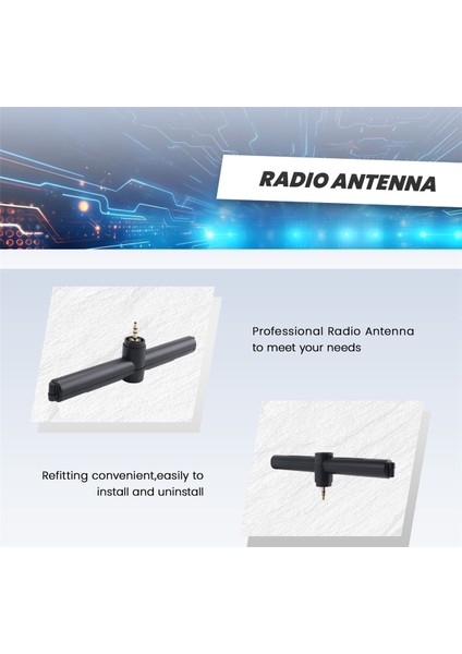 HRD-C919 Radyo Için 3,5 mm Konnektörlü Orta Dalga Mw Anteni T Tipi Orta ve Kısa Dalga Anteni (Yurt Dışından) fırsatları