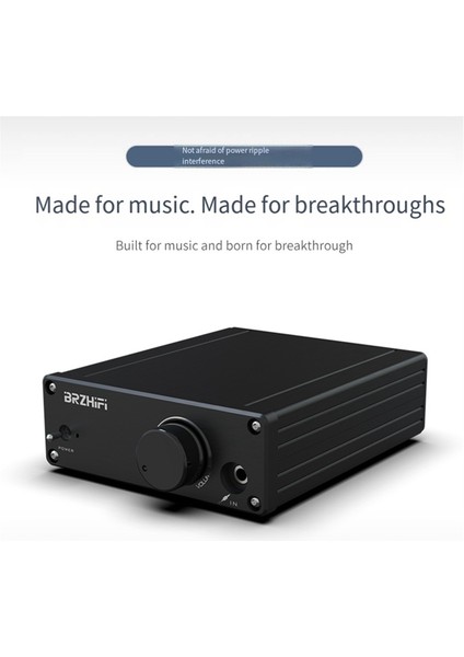 Brzhıfı 2X80W MA12070 Dijital Ses Güç Amplifikatörü Hoparlörler Hifi Stereo Amp Sınıf D Aux DC15-19V Siyah (Yurt Dışından) modelleri