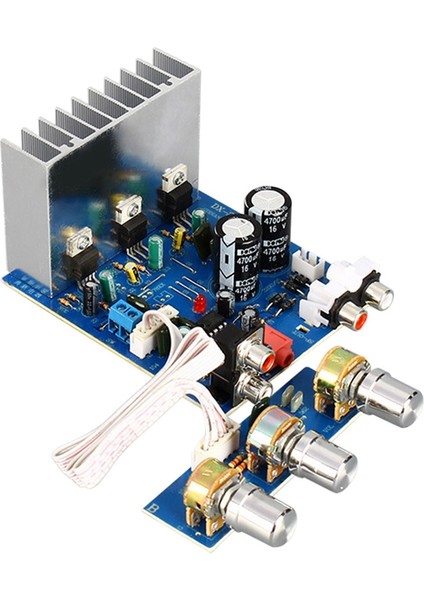 TDA2030 15W+15W+30W 2.1 Kanal Amplifikatör Ses Kartı Subwoofer Amplifikatör Bas Çıkışı Hoparlör Dıy Çift AC12-15V (Yurt Dışından)