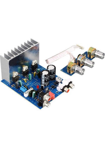 TDA2030 15W+15W+30W 2.1 Kanal Amplifikatör Ses Kartı Subwoofer Amplifikatör Bas Çıkışı Hoparlör Dıy Çift AC12-15V (Yurt Dışından)