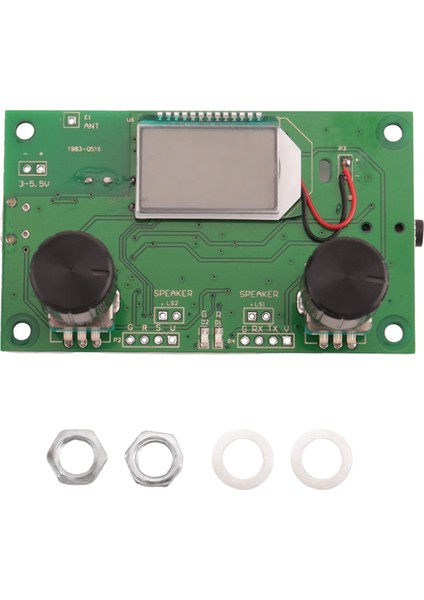 2 Parça Dijital Fm Alıcı Modülü, Radyo Alıcı Modülü Dijital Stereo Kurulu LCD Ekran Dsp Pll 76.0MHZ-108.0MHZ (Yurt Dışından) indirimleri