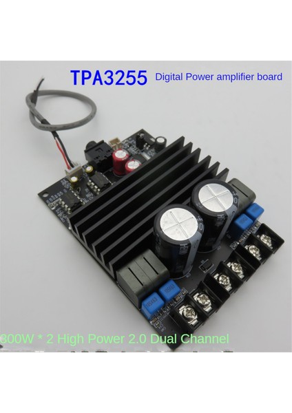 DC19-48V TPA3255 Sınıf D Audiophile Hıfı Dijital Amplifikatör Kartı 300W+300W Yüksek Güç 2.0 Çift Kanallı Stereo Modül (Yurt Dışından) indirimleri