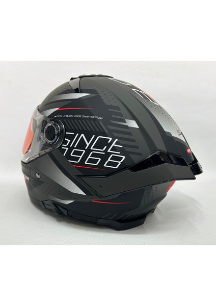 Thunder 4sv Luminence D1 Şefaf Vizörlü Mat Renk - Güneş Vizörlü modelleri