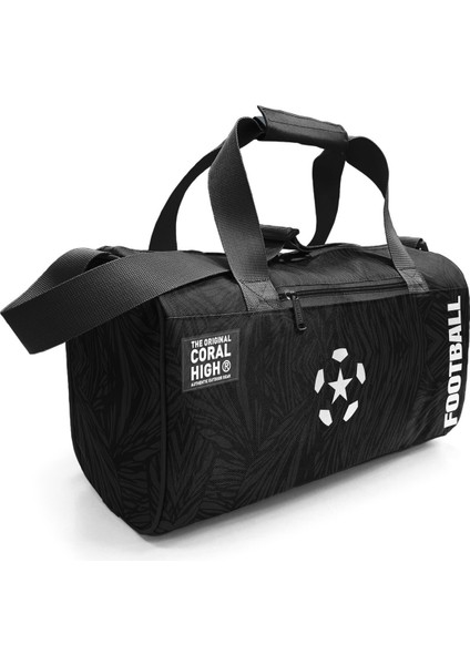 Siyah Futbol Desenli Spor Çantası 27535