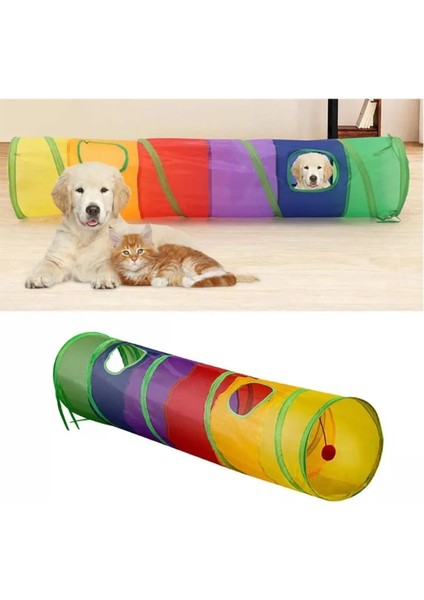 Kedi Oyun Tüneli Düz Model 120 cm fırsatları