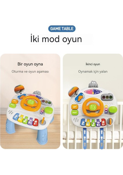Çocuklar Için Çok Fonksiyonlu Puzzle Oyunu Masa Oyuncak (Yurt Dışından)