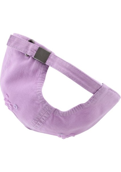 Kadınlar Için Pamuklu Yıkanmış Delikli Şapka Merhaba Harfli Sıcak Elmas Desen Moda Şapka Erkekler Için Yaz Beyzbol Şapkası (Yurt Dışından)