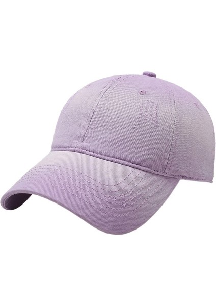 Sokak Stili Eski Delik Parlak Renkli Beyzbol Şapkası Erkekler ve Kadınlar Için Büyük Siperlikli Degrade Renk Şık Gündelik Ördek Gagası Şapkası (Yurt Dışından)