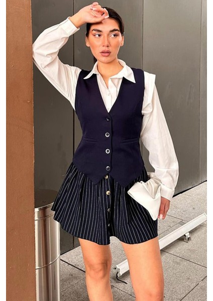 Lacivert Kadın Yelek MG2332