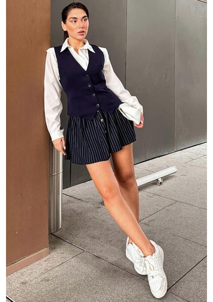 Lacivert Kadın Yelek MG2332 indirimleri