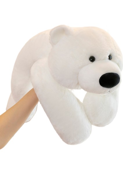 30 cm Yumuşak Yatma Ayı Bebek Uyku Yastık Peluş Oyuncak (Yurt Dışından)