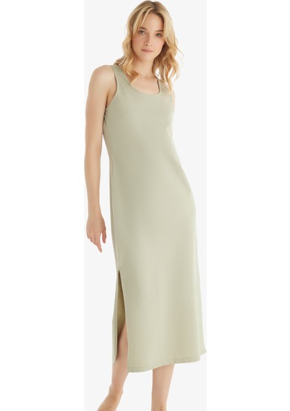 Kadın Elbise 51854 - Yeşil