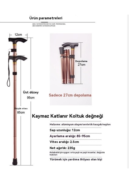 Açık Havada Katlanmış Beş Teleskopik Seyahat Tırmanma Direği (Yurt Dışından) modelleri