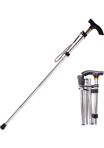 Açık Havada Katlanmış Beş Teleskopik Seyahat Tırmanma Direği (Yurt Dışından)