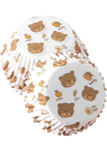 125 Paket Karikatür Kek Bardağı Yumurta Sarısı Kağıt Toz (Yurt Dışından)