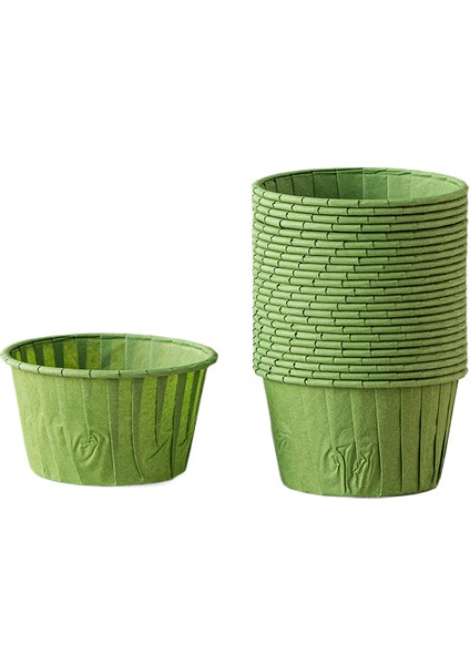 50 Kek Yüksek Sıcaklığa Dayanıklı Tek Kullanımlık Kek Pişirme Kağıt Bardakları (Yurt Dışından)