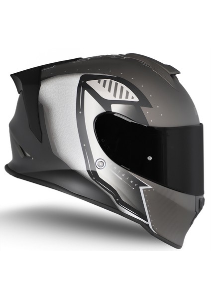 Dinamo Evo Bunker Siyah-Beyaz-Antrasit Kask