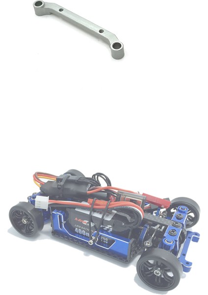 Mini-Q 1/28 Rc Drift Araba Yükseltme Parçaları Için Metal Arka Tekerlek Kupası Montajı, Gümüş (Yurt Dışından)