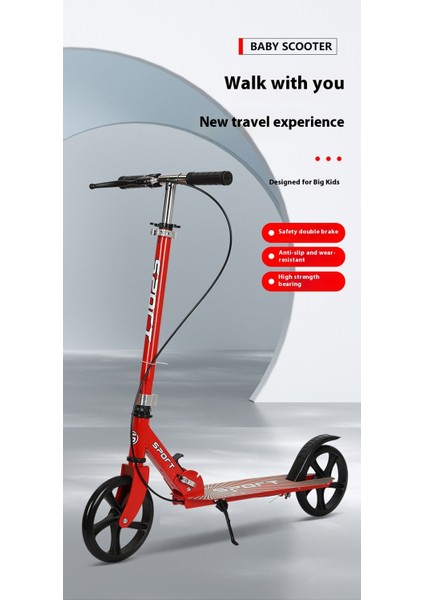 Iki Tekerlekli Scooter Virajlı Genç Katlanır Bisiklet (Yurt Dışından)