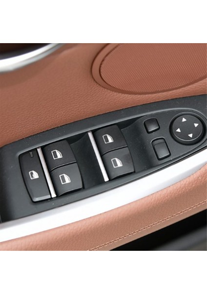 Araba Sol Ön Cam Anahtarı Kaldırma Paneli Kapı Kol Dayama Paneli Trim 51417234801 Bmw 5 Serisi F07 2010-2017 Lhd Için (Yurt Dışından)