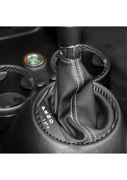 Araba Vites Paneli Dekorasyon Halkası Kapak Trimi Mini Cooper R54 R56 Clubman R55 Crossover R60 Lhd (Yurt Dışından) fırsatları