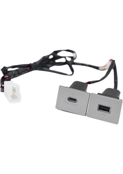 Araba Telefon Şarj Soketi Çift Qc3.0 Tip C Pd USB Şarj Portu Güç Adaptörü Ford Focus 2004-2011 Mk2 Aksesuarları (Yurt Dışından)