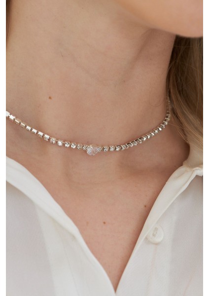 Pırlanta Görünümlü Zirkon Taşlı Zarif Takı Seti indirimleri