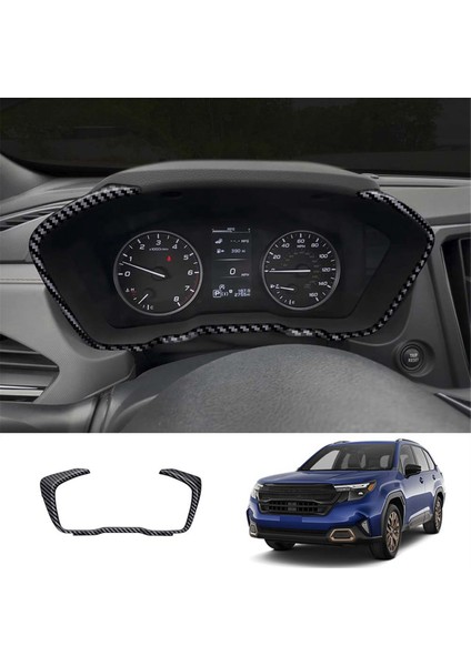 Araba LCD Gösterge Ekranı Çerçevesi Gösterge Paneli Çerçevesi Subaru Forester 2025 Karbon Fiber Lhd (Yurt Dışından) fırsatları