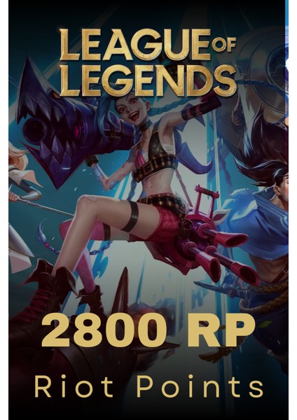 League Of Legends 2800 RP Riot Cash
