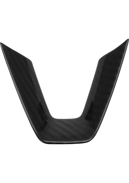 Araba Direksiyon Simidi Kapağı Trim Sticker Karbon Fiber Tesla Model 3 Highland 2024 Araba Iç Aksesuarları (Yurt Dışından)