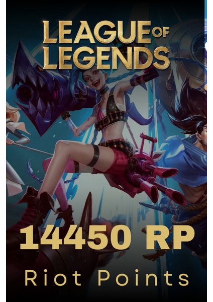 League Of Legends 14450 RP Riot Cash