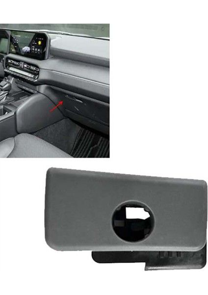 Araba Yardımcı Pilot Eldiven Saklama Kutusu Sap Kapağı 55506-33030-A0 Toyota Prado 2002-2009 Alet Kutusu Anahtarı Lhd Koyu Gri (Yurt Dışından)