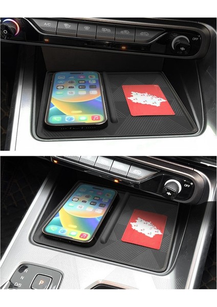 Araba Orta Konsol Kablosuz Şarj Matı Kaymaz Ped Kaymaz Mat Trumpchi Gac Gs3 Emzoom 2022-2024 Için (Yurt Dışından) fiyatları