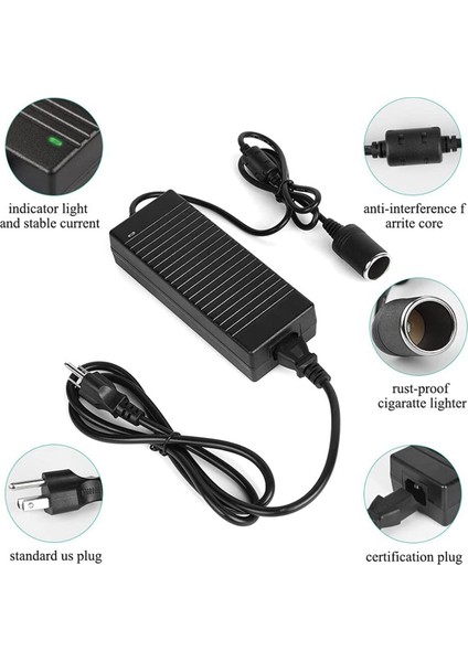 Araba Güç Adaptörü Güç Dönüştürücü Ac Adaptörü Dc 110V / 220V Ila 12V 10A Güç Adaptörü Dönüştürücü Ab Fişi (Yurt Dışından) fiyatları