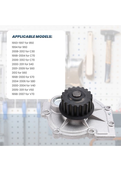 30684432 Volvo 850 C30 C70 S80 V50 XC70 XC90 S60 S40 V70 V40 S70 Için Araba Motoru Su Pompası 30751700 (Yurt Dışından) fırsatları