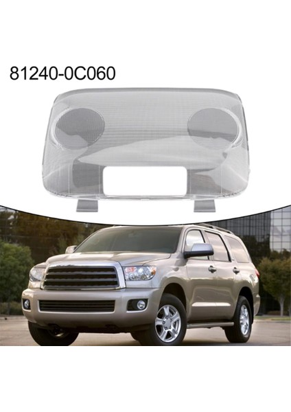Toyota Sequoia Tundra 2008-2021 Okuma Lambası Muhafazası Için Araç Içi Tavan Lambası Kapağı Kabuğu 81240-0C060 (Yurt Dışından)