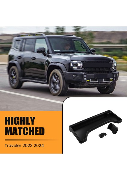 Araba Orta Konsol Saklama Kutusu Aksesuarları Gösterge Paneli Cep Telefonu Tutucu Chery Jetour Traveler T2 2023 2024 (Yurt Dışından) fırsatları