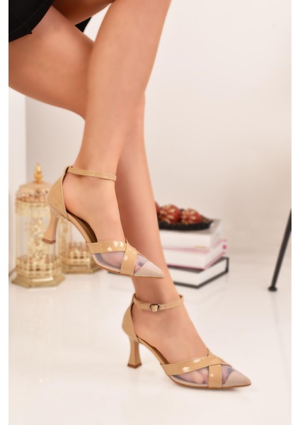 Kadın Sivri Burun Klasik Topuklu Sandalet Ayakkabı modelleri