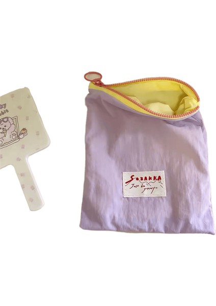 Sevimli Kadınlar Mini Fermuarlı Makyaj Çantası Kore Macarone Ruj Kozmetik Saklama Kılıfı Makyaj Çantalarırenk:yeşil (Yurt Dışından)