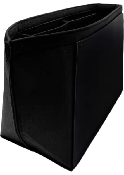 Longchamp Çanta Astar Çantası Için Keçe Ek Çanta Makyaj Çantası Desteği Seyahat Taşınabilir Çanta Düzenleyici Ayrı Saklama Cebi Renk: Siyah / Boyut: L (Yurt Dışından)